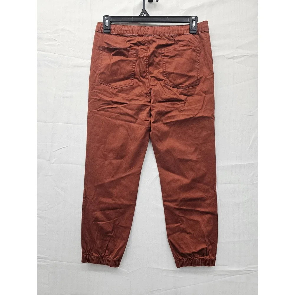 Cat & Jack Boys Jogger Pants Copper Brown Reinforced Knee‎ 14 Husky 046131744